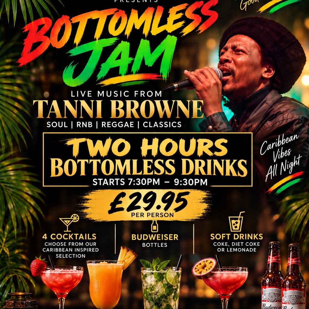 Tanni browne bottomless jam at The Valley Suites, Leicester