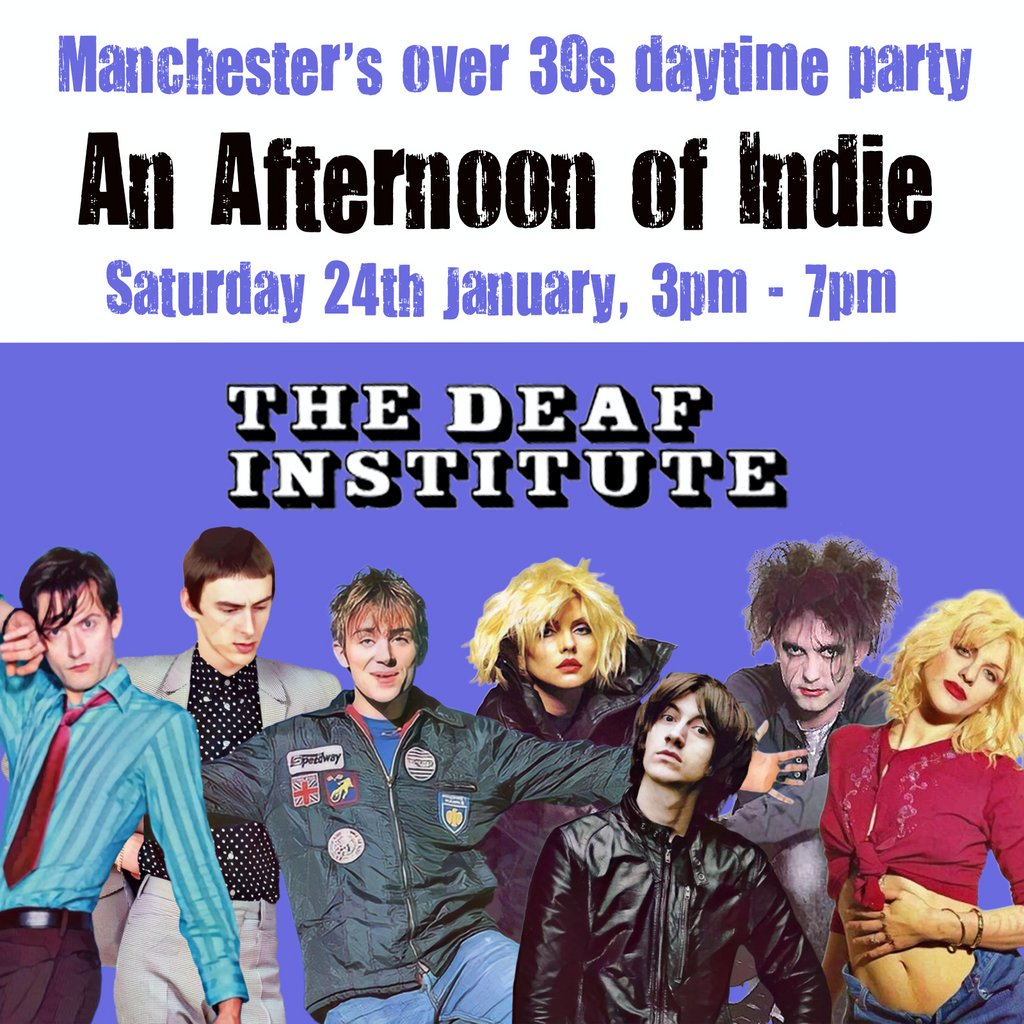An Afternoon of Indie: MANCHESTER (over 30s), 3pm-7pm *Sold Out*
