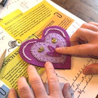 Felt Heart Workshop at Harrow Arts Centre