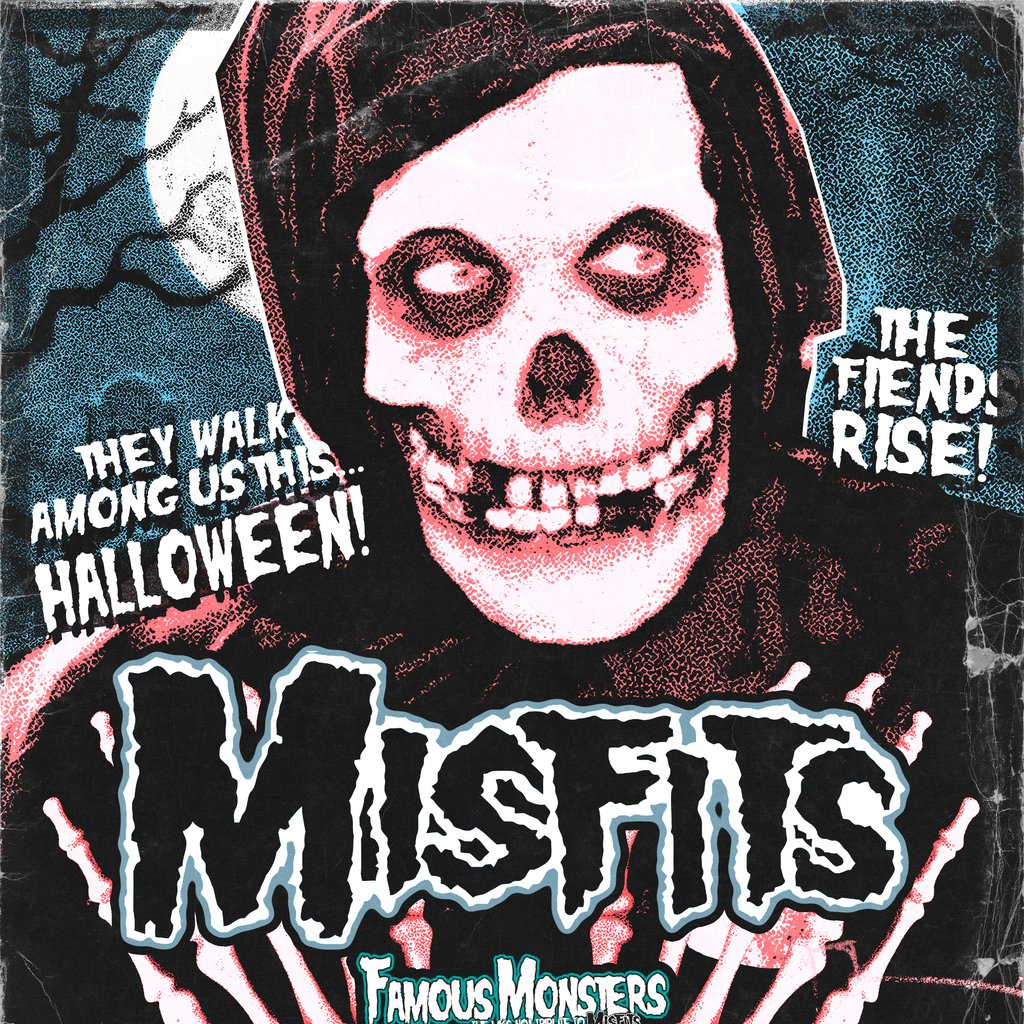 Misfits - Famous Monsters Tribute. — gig artwork