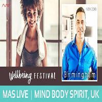 Mas Sajady at the Mind Body Spirit Festival, Birmingham