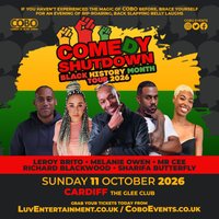 COBO : Comedy Shutdown | Black History Month Special - Cardiff at The Glee Club Cardiff