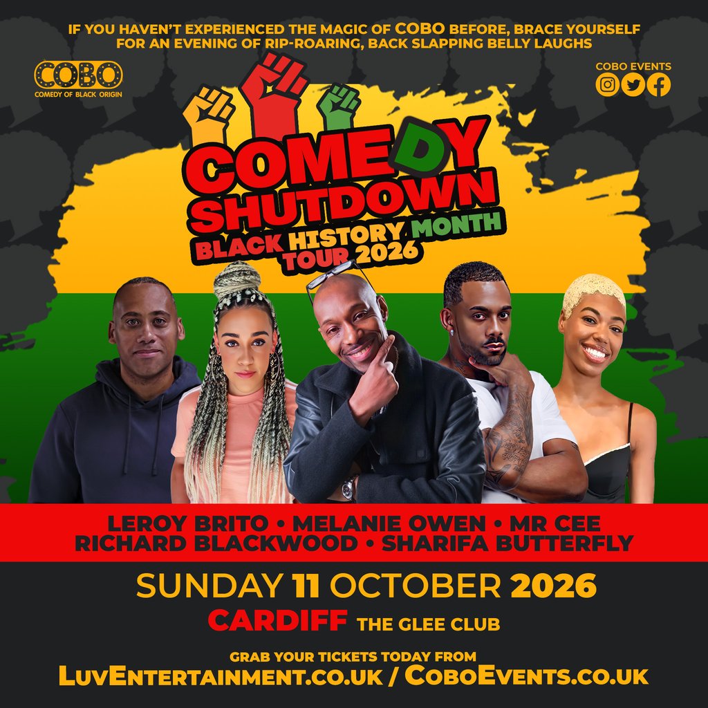 COBO : Comedy Shutdown | Black History Month Special - Cardiff at The Glee Club Cardiff, Cardiff