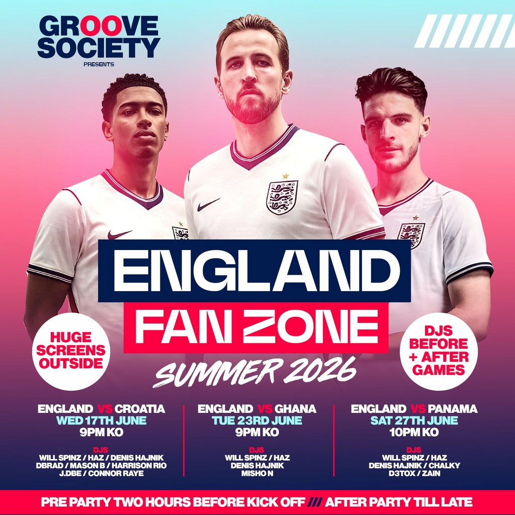 Groove Society England Fan Zone at Winkers