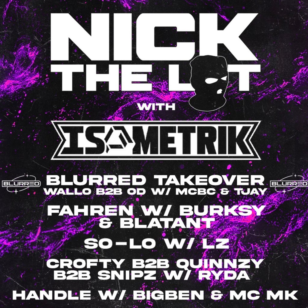 FREE RAVE: Basshurtz presents Nick the lot w isometrik and more!