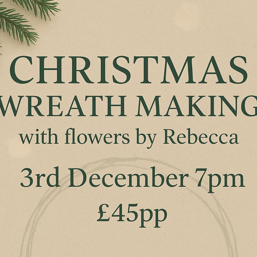 Christmas wreath making