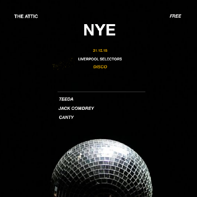 NYE Liverpool Selectors Disco (Free)
