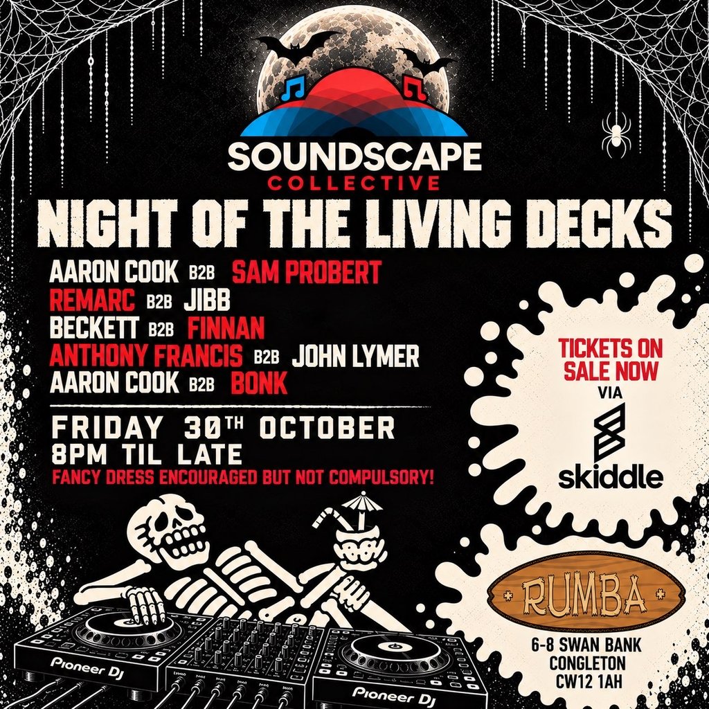 Soundscape Collective: Halloween Special at Rumba Congleton, Congleton