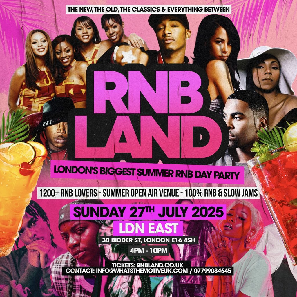 RNBLAND - London's Biggest RnB Summer Day Party