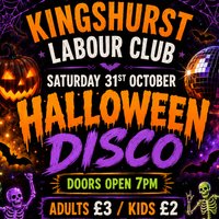 Halloween Disco at Kingshurst Labour Club 