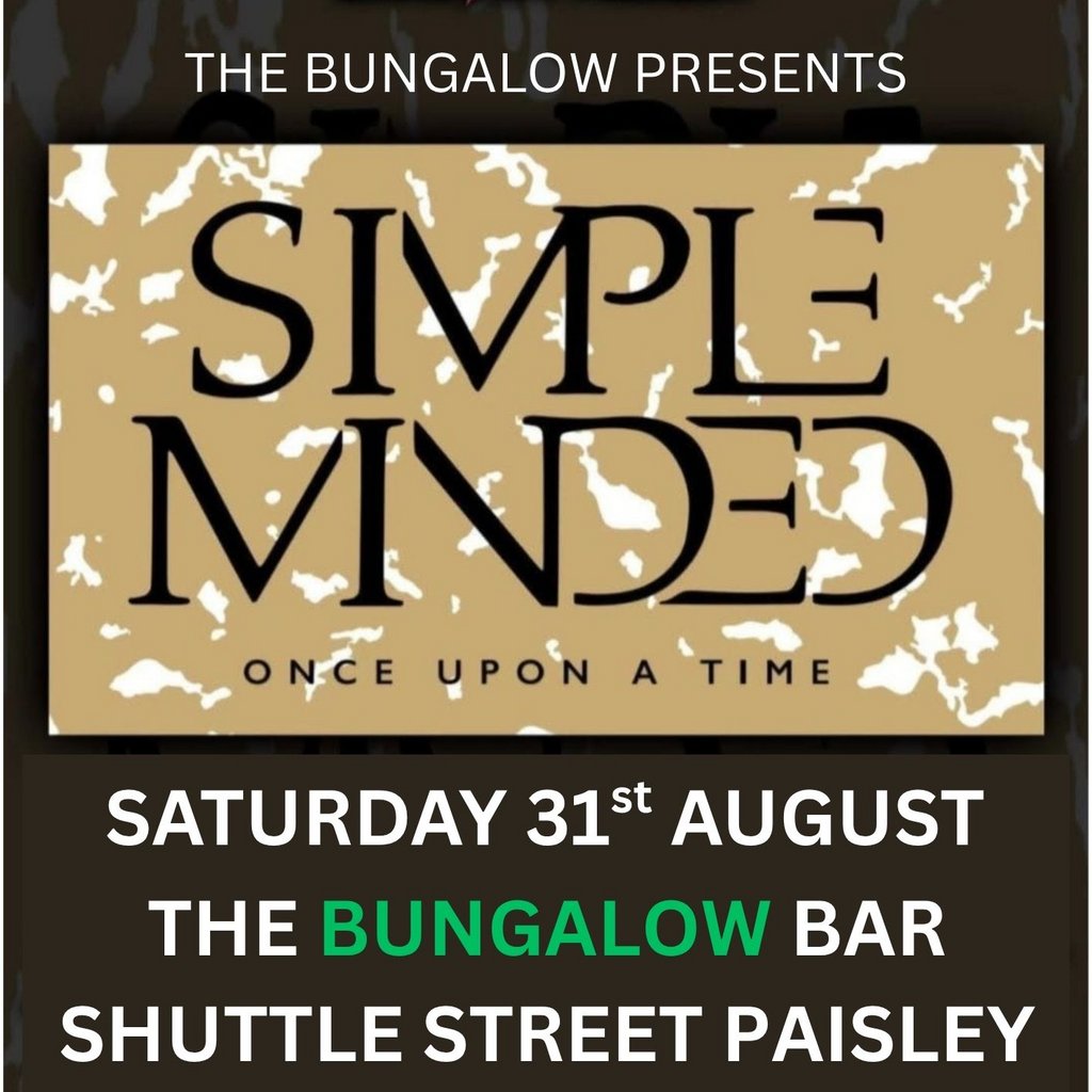 Simple Minded tribute to Simple Minds