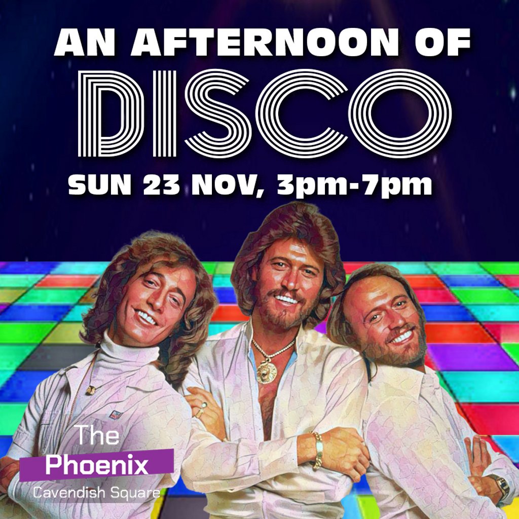 An Afternoon of Disco LONDON - Over 30s Only, 3pm-7pm *40% Sold*