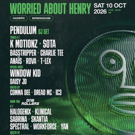 WAH Birmingham // Pendulum (dj set), K Motionz, SOTA & More!