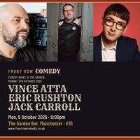 Comedy Night @ The Garden Chorlton, Monday 5th October 2026 at The Garden Chorlton