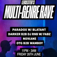 Leicesters multi genre rave event (doppler studio) at Doppler Studio