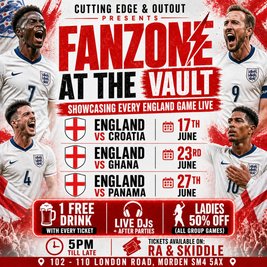 Cutting Edge & OUTOUT presents: Fanzone at The Vault Morden