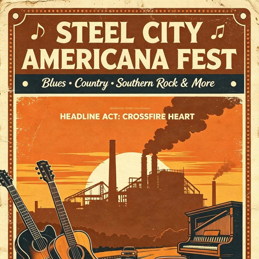 Steel City Americana Fest feat. Crossfire Heart, Kier & 5 more! at Arundel Emporium, Sheffield