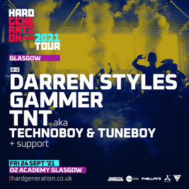 Hard Generation 2021 Tour Presents Darren Styles