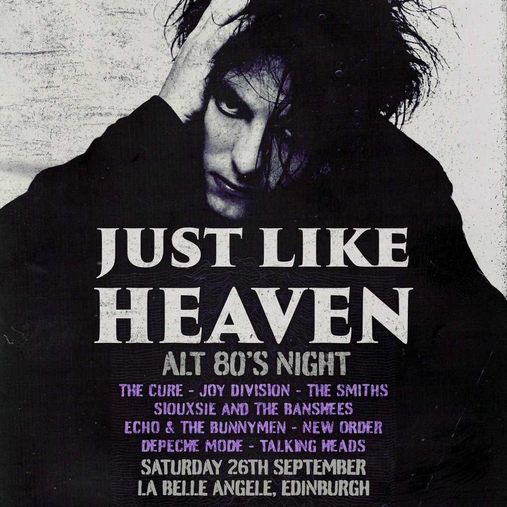 Just Like Heaven: Alt 80s Night (Edinburgh) Image