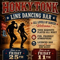 HonkyTonk 25th September 2026 at HonkyTonk Bar
