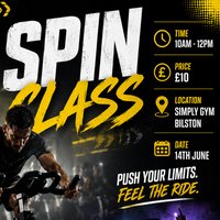 Chris Smith & GavinOmari Spin Class at Simply Gym Bilston
