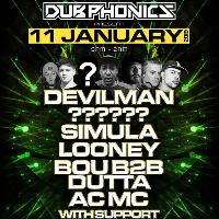 Dubphonics:Devilman/Looney/Simula/?/BouB2bDutta + even more at BERTIES