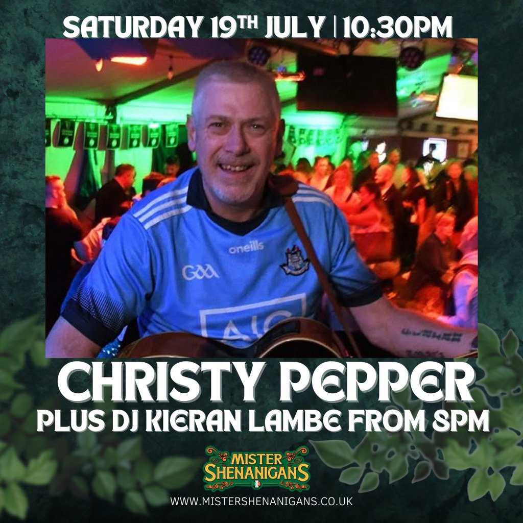 Mister Shenanigans With Christy Pepper Live! | Event in Coventry | AllEvents