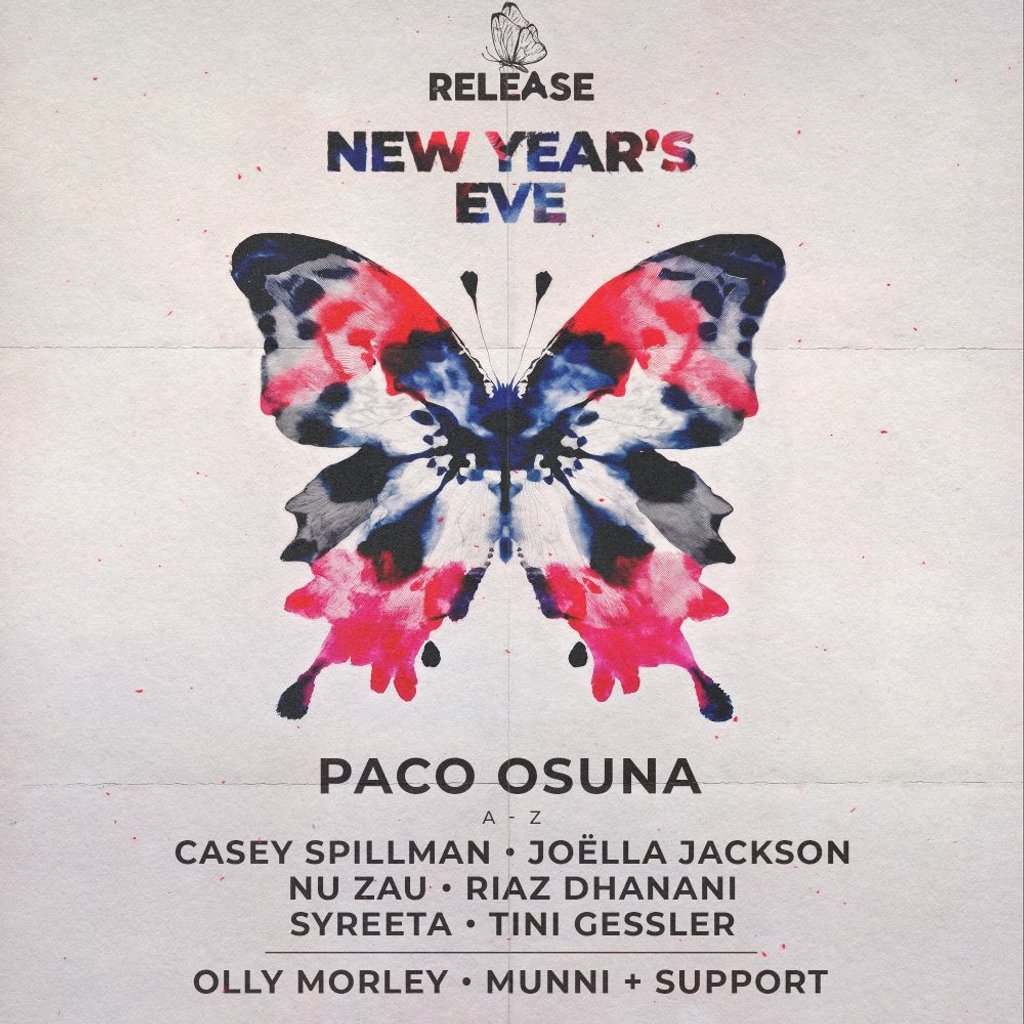 Release NYE w/ Paco Osuna, Syreeta, Tini Gessler + morę