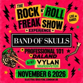 Band Of Skulls, VYLAN Soundsystem, Professional 101 + RNRFS