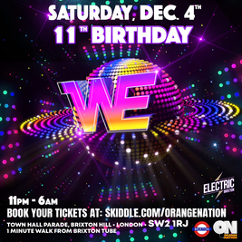 WE Party: Disco Future - 11th Birthday