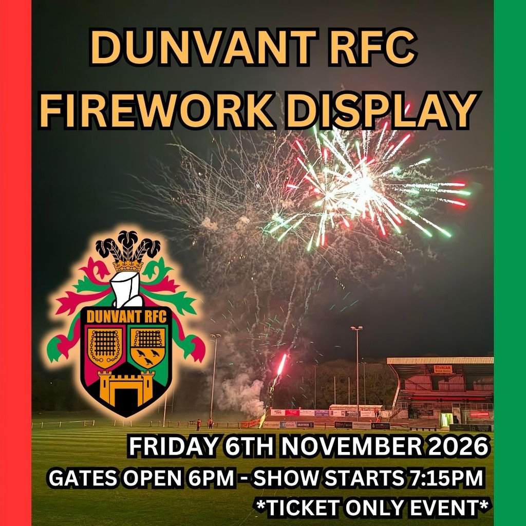 Dunvant RFC Firework Display 2026 at Dunvant Rugby Football Club, Killay
