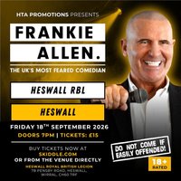 Frankie Allen at Heswall Royal British Legion