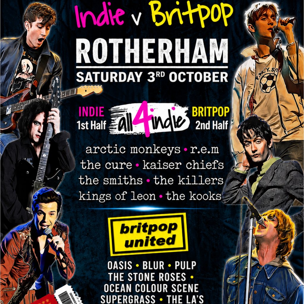 All 4 Indie v Brit Pop United