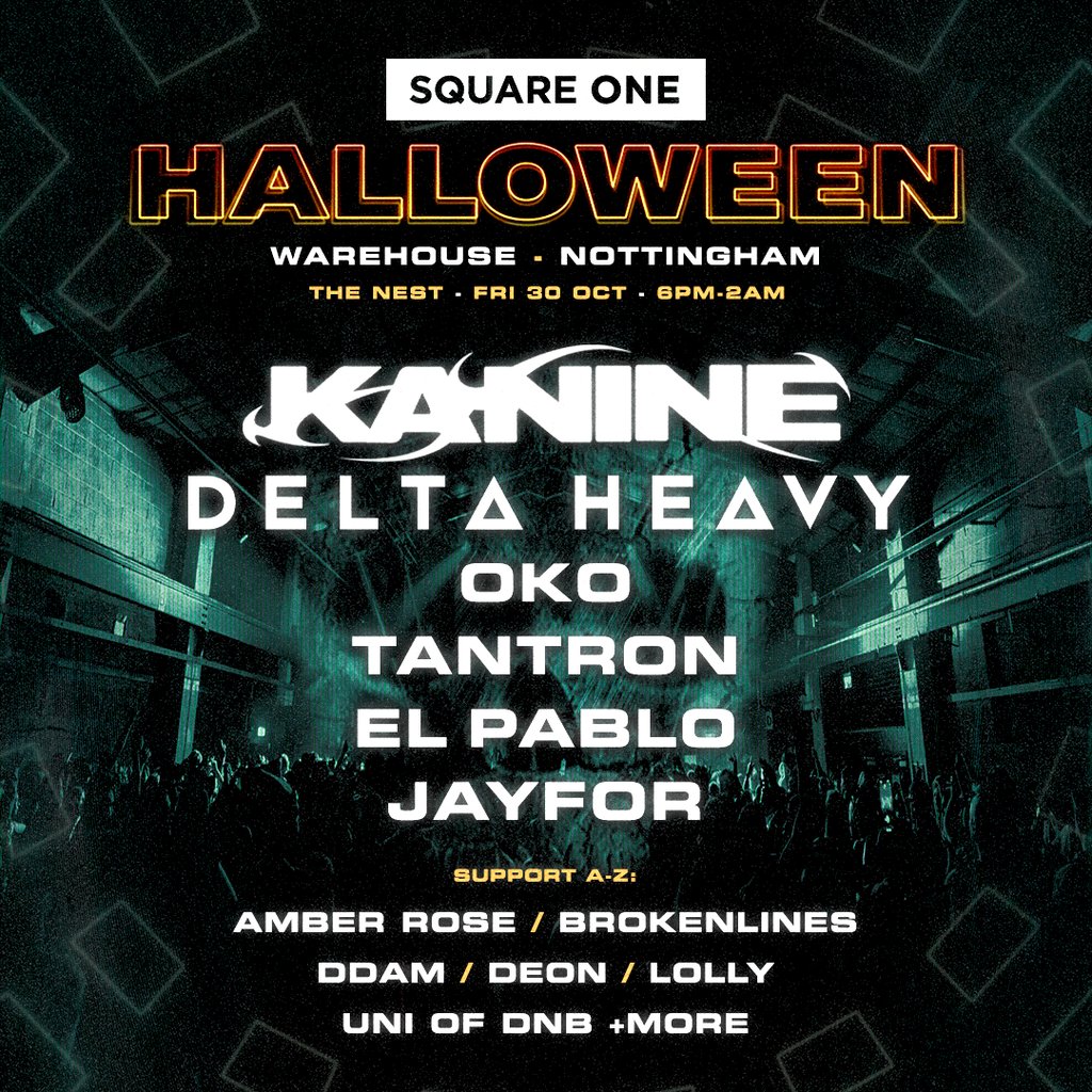 Square One Halloween: KANINE, DELTA HEAVY +more at The Nest, Nottingham