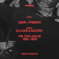 Gemi + Friends: Baxter, DJ Love, Gemi | Rooftop Party